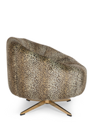 Animal Skin Swivel Lounge Chair | Bold Monkey Where The Sun Doesn't Shine | Oroatrade.com
