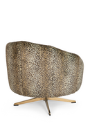 Animal Skin Swivel Lounge Chair | Bold Monkey Where The Sun Doesn't Shine | Oroatrade.com