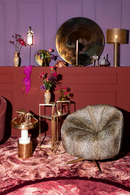 Animal Skin Swivel Lounge Chair | Bold Monkey Where The Sun Doesn't Shine | Oroatrade.com