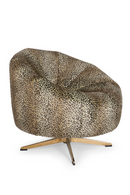 Animal Skin Swivel Lounge Chair | Bold Monkey Where The Sun Doesn't Shine | Oroatrade.com