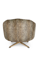 Animal Skin Swivel Lounge Chair | Bold Monkey Where The Sun Doesn't Shine | Oroatrade.com