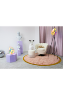 Modern Scalloped Lounge Chair | Bold Monkey | Oroatrade.com