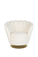 Modern Scalloped Lounge Chair | Bold Monkey | Oroatrade.com