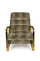 Panther Patterned Recliner Chair | Bold Monkey Relax Like Chandler | Oroatrade.com