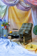 Panther Patterned Recliner Chair | Bold Monkey Relax Like Chandler | Oroatrade.com