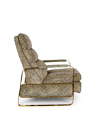 Panther Patterned Recliner Chair | Bold Monkey Relax Like Chandler | Oroatrade.com