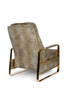 Panther Patterned Recliner Chair | Bold Monkey Relax Like Chandler | Oroatrade.com