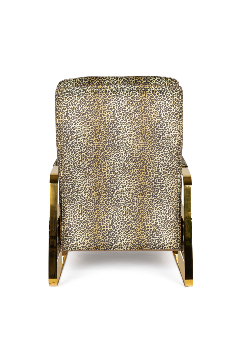 Panther Patterned Recliner Chair | Bold Monkey Relax Like Chandler | Oroatrade.com