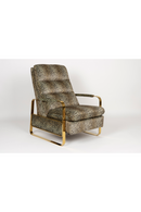 Panther Patterned Recliner Chair | Bold Monkey Relax Like Chandler | Oroatrade.com