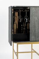 2-Door Mirrored Wine Cabinet | Bold Monkey Ava Morgana | Oroatrade.com