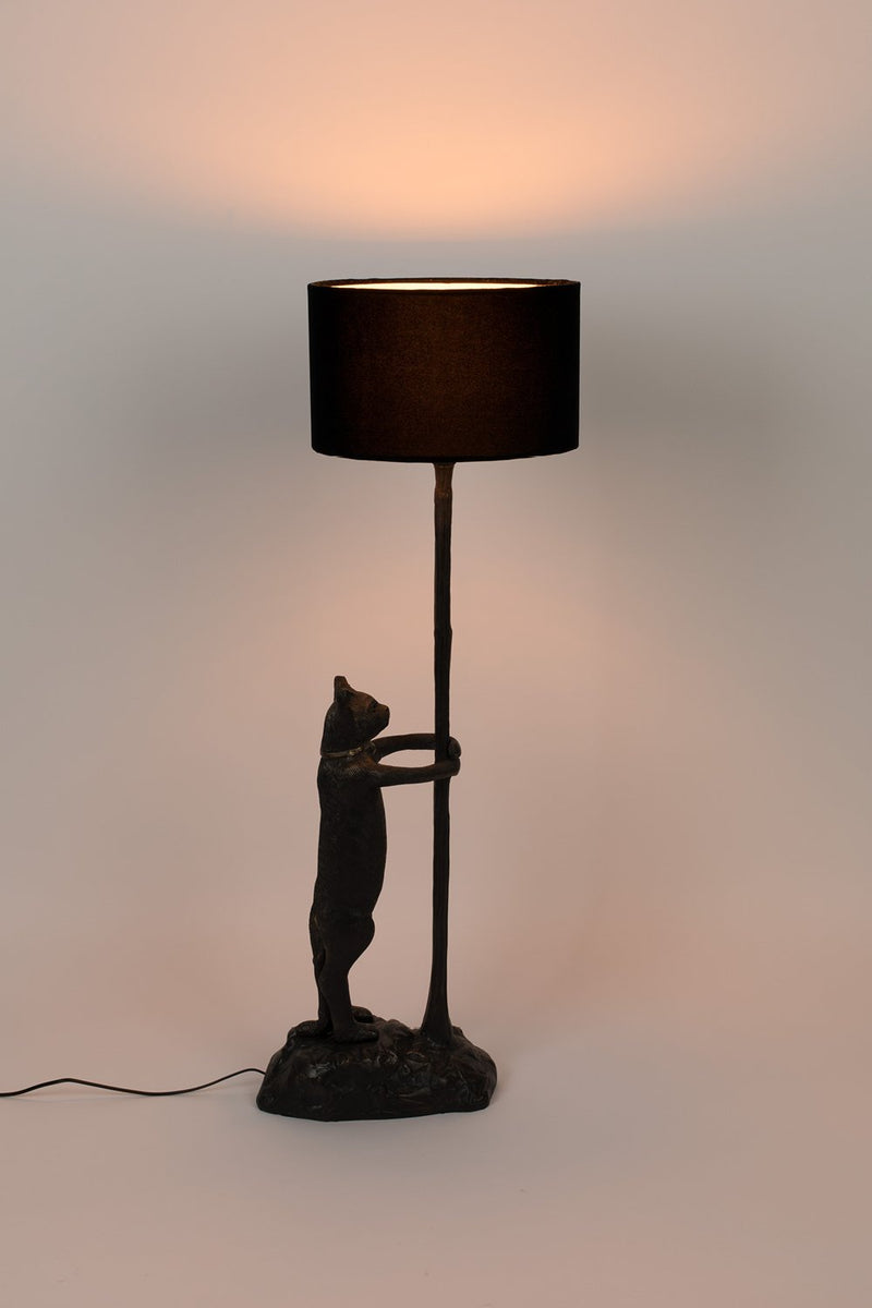 Black Panther Floor Lamp | Bold Monkey No Girlfriend No Problem | OROA TRADE