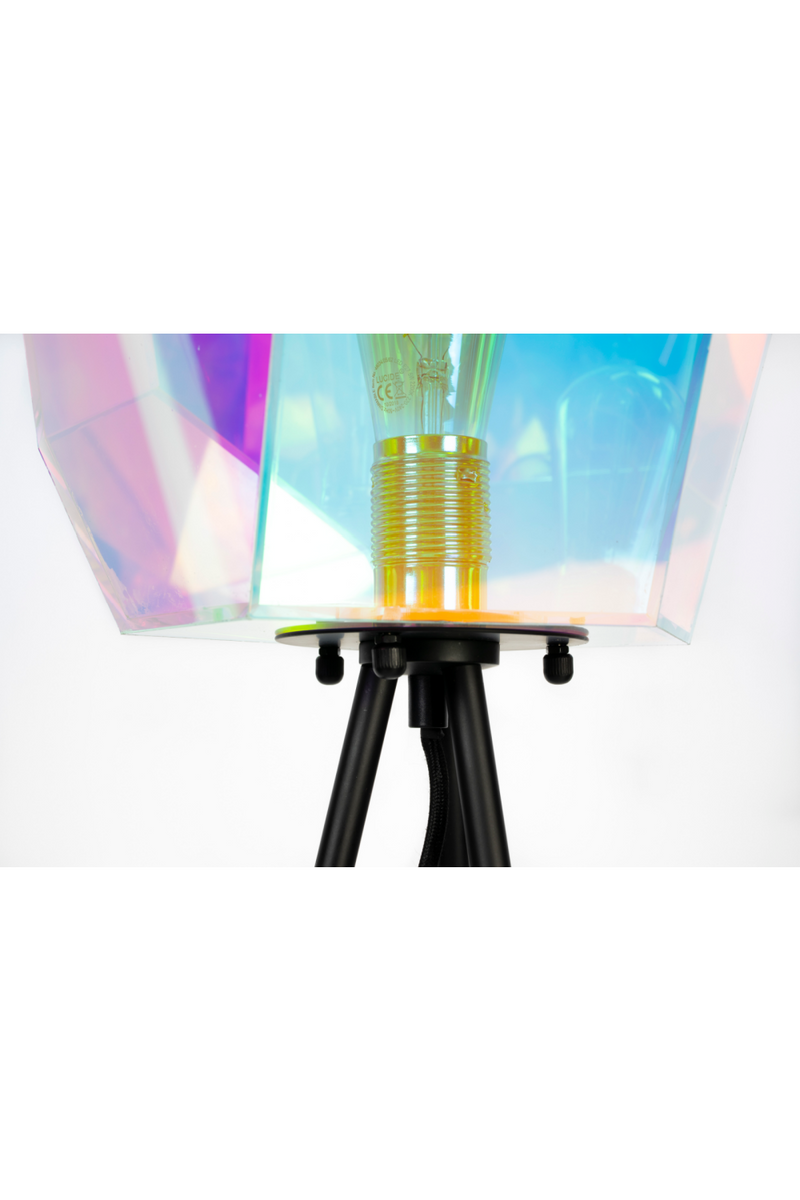 Holographic Shade Floor Lamp | Bold Monkey Diamond Dear | Oroatrade.com