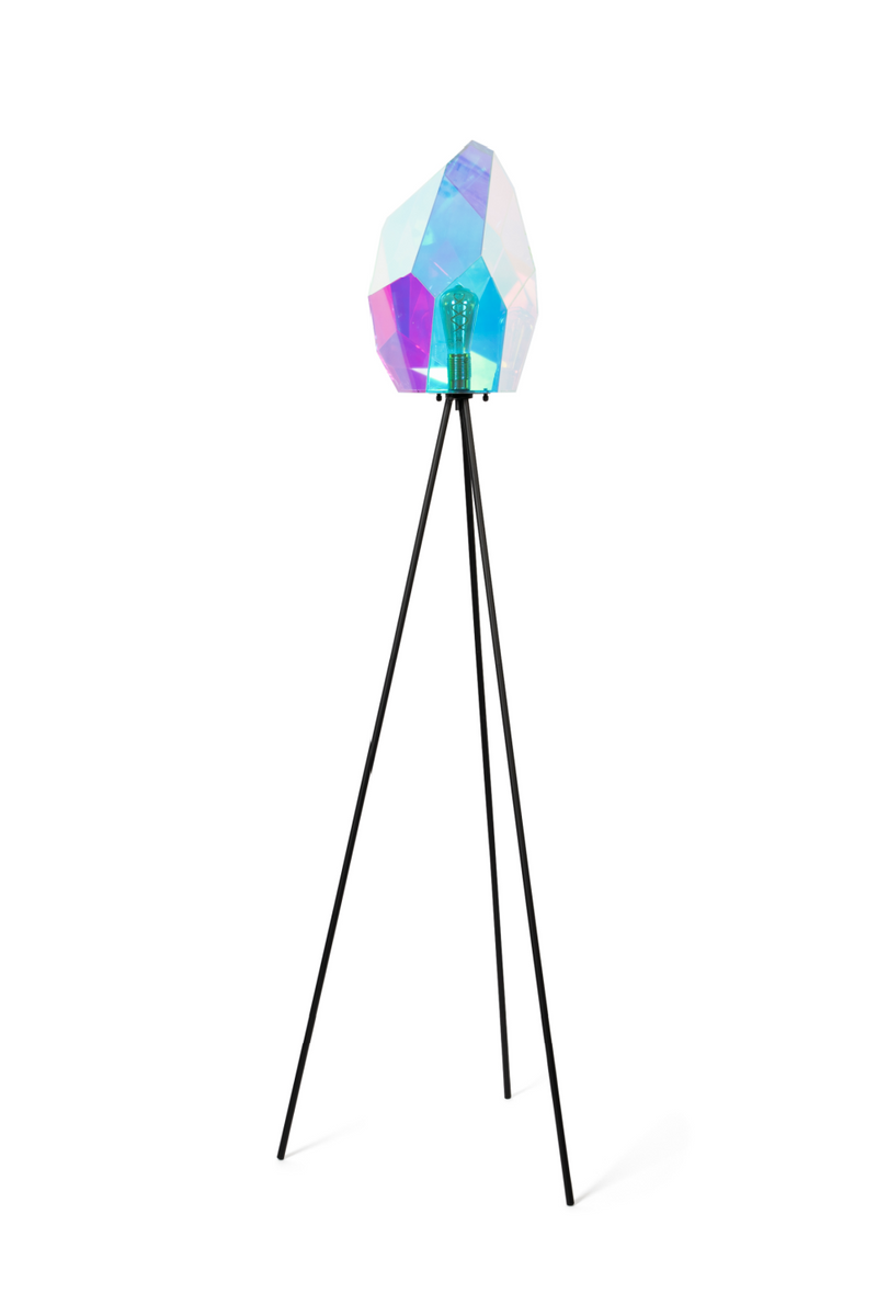 Holographic Shade Floor Lamp | Bold Monkey Diamond Dear | Oroatrade.com