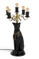 Art Deco Floor Lamp | Bold Monkey Proudly Crowned Panther | Oroatrade.com