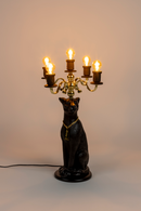 Art Deco Floor Lamp | Bold Monkey Proudly Crowned Panther | Oroatrade.com