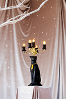 Art Deco Floor Lamp | Bold Monkey Proudly Crowned Panther | Oroatrade.com