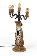 Art Deco Floor Lamp | Bold Monkey Proudly Crowned Panther | Oroatrade.com