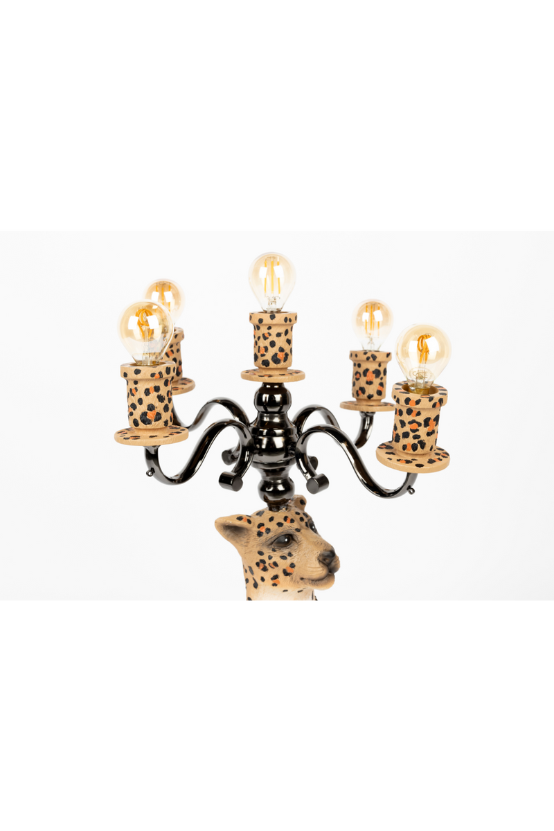 Art Deco Floor Lamp | Bold Monkey Proudly Crowned Panther | Oroatrade.com