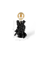 Black Sculptural Table Lamp | Bold Monkey Dragonized Bastard | Oroatrade.com