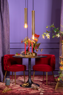 Gold Tubular Pendant Lamp | Bold Monkey Sweet Mesh | Oroatrade.com