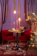 Gold Tubular Pendant Lamp | Bold Monkey Sweet Mesh | Oroatrade.com