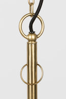 Brass Pendant Lamp M | Bold Monkey Angel on Fire | OROA TRADE