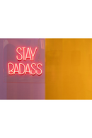LED red neon sign | Bold Monkey Badass Non Social | Oroatrade.com