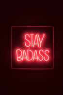 LED red neon sign | Bold Monkey Badass Non Social | Oroatrade.com