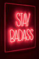 LED red neon sign | Bold Monkey Badass Non Social | Oroatrade.com