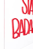 LED red neon sign | Bold Monkey Badass Non Social | Oroatrade.com
