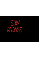 LED red neon sign | Bold Monkey Badass Non Social | Oroatrade.com