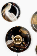 Bird Print Wall Lamps (4) | Bold Monkey No Food Here Birds | OROA TRADE