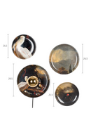 Bird Print Wall Lamps (4) | Bold Monkey No Food Here Birds | OROA TRADE