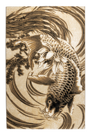 Coastal Modern Carpet 5' x 7'5" | Bold Monkey The Legend Of Koi | Oroatrade.com