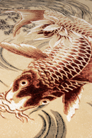 Coastal Modern Carpet 5' x 7'5" | Bold Monkey The Legend Of Koi | Oroatrade.com