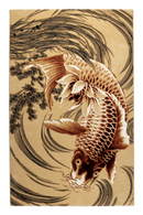 Coastal Modern Carpet 5' x 7'5" | Bold Monkey The Legend Of Koi | Oroatrade.com