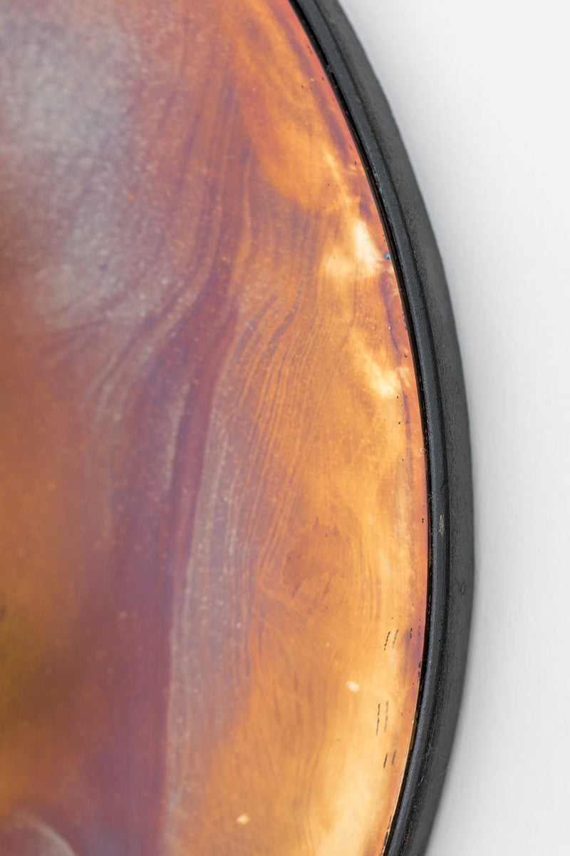 Gray Mottled Round Mirror M | Bold Monkey Peek Into The Cosmos Mirror | Oroatrade.com
