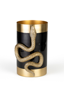 Aluminum Cylindrical Modern Vase M | Bold Monkey Never Hurt A Snake | Oroatrade.com