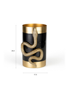 Aluminum Cylindrical Modern Vase M | Bold Monkey Never Hurt A Snake | Oroatrade.com