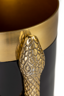 Aluminum Cylindrical Modern Vase M | Bold Monkey Never Hurt A Snake | Oroatrade.com