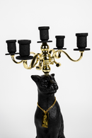Art Deco Candle Holder | Bold Monkey Proudly Crowned Panther | Oroatrade.com