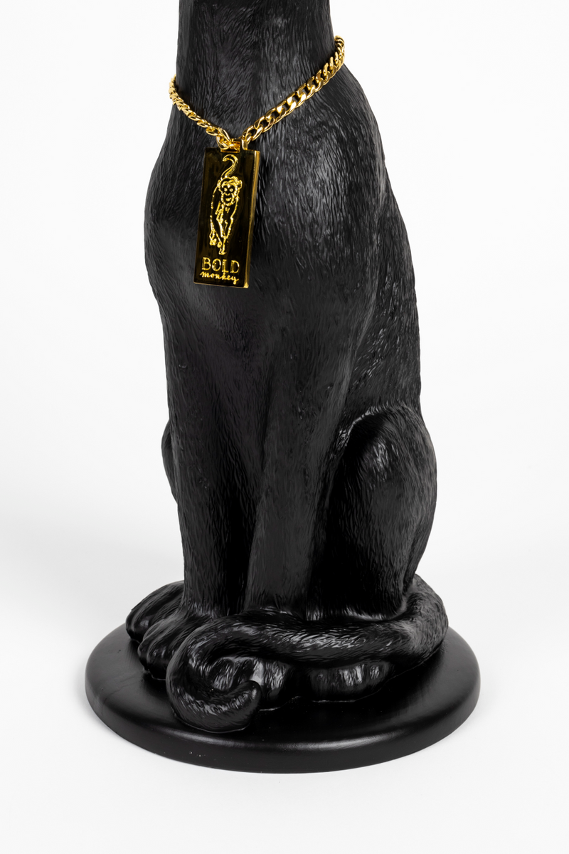 Art Deco Candle Holder | Bold Monkey Proudly Crowned Panther | Oroatrade.com