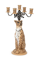 Art Deco Candle Holder | Bold Monkey Proudly Crowned Panther | Oroatrade.com