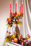 Art Deco Candle Holder | Bold Monkey Proudly Crowned Panther | Oroatrade.com