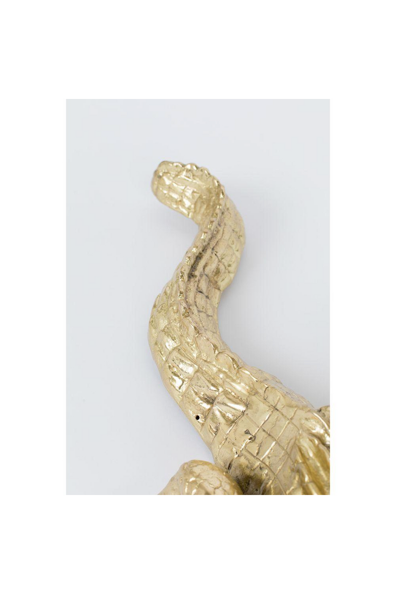 Golden Crocodile Statue S | Bold Monkey So You Think You're A Star | Oroatrade.com