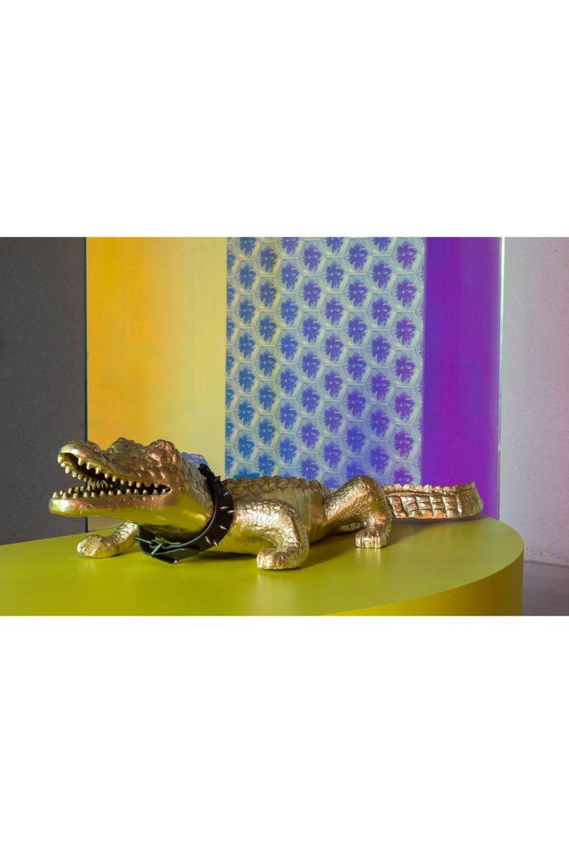 Golden Crocodile Statue S | Bold Monkey So You Think You're A Star | Oroatrade.com