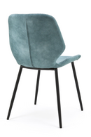 Teal Leather Dining Chairs (2) | By Boo Seashell | Oroatrade.com
