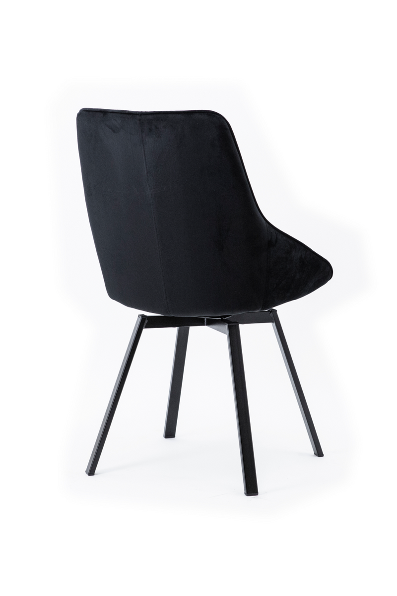 Black Velvet Dining Chair | By-Boo Beau | Oroatrade.com