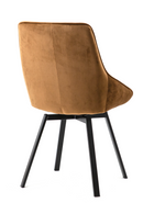 Brown Velvet Dining Chairs (2) | By-Boo Beau | Oroatrade.com