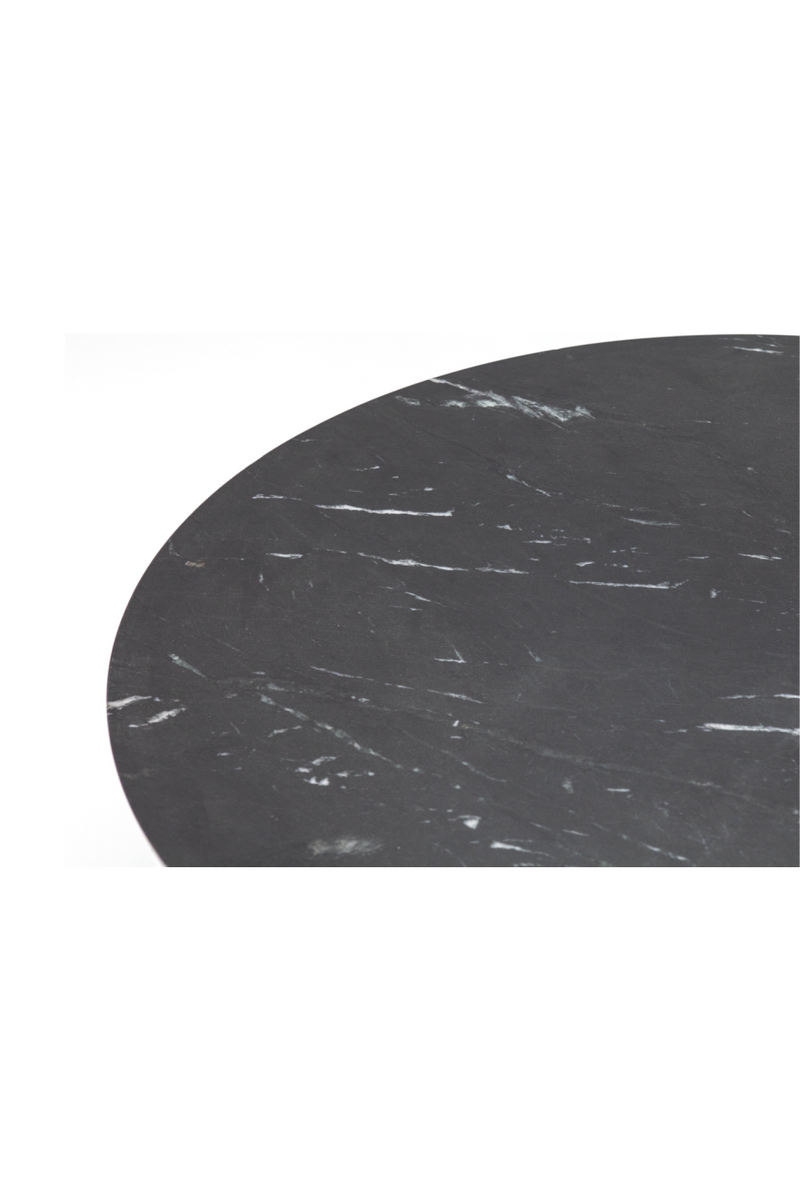 Round Black Marble Coffee Table (S) | By-Boo Major | Oroatrade.com